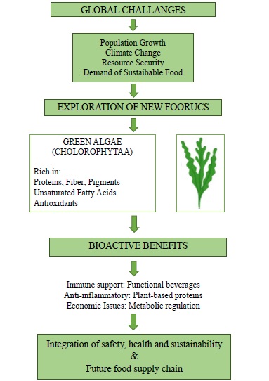Nutrition and Health aspects of Green Algae