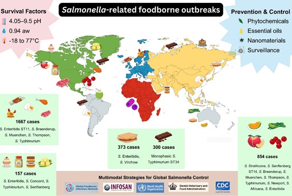 Innovations for Food Safety of Resistant Salmonella